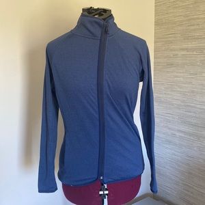 Vineyard Vines Asymmetrical Blue Zip-Up (Size XS)